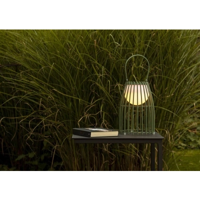 lafabryka.pl Lampa stojąca FJARA Ø 17,5 cm LED Dim.1x0,3W 3200K IP44 Green 06801/01/33 Lucide